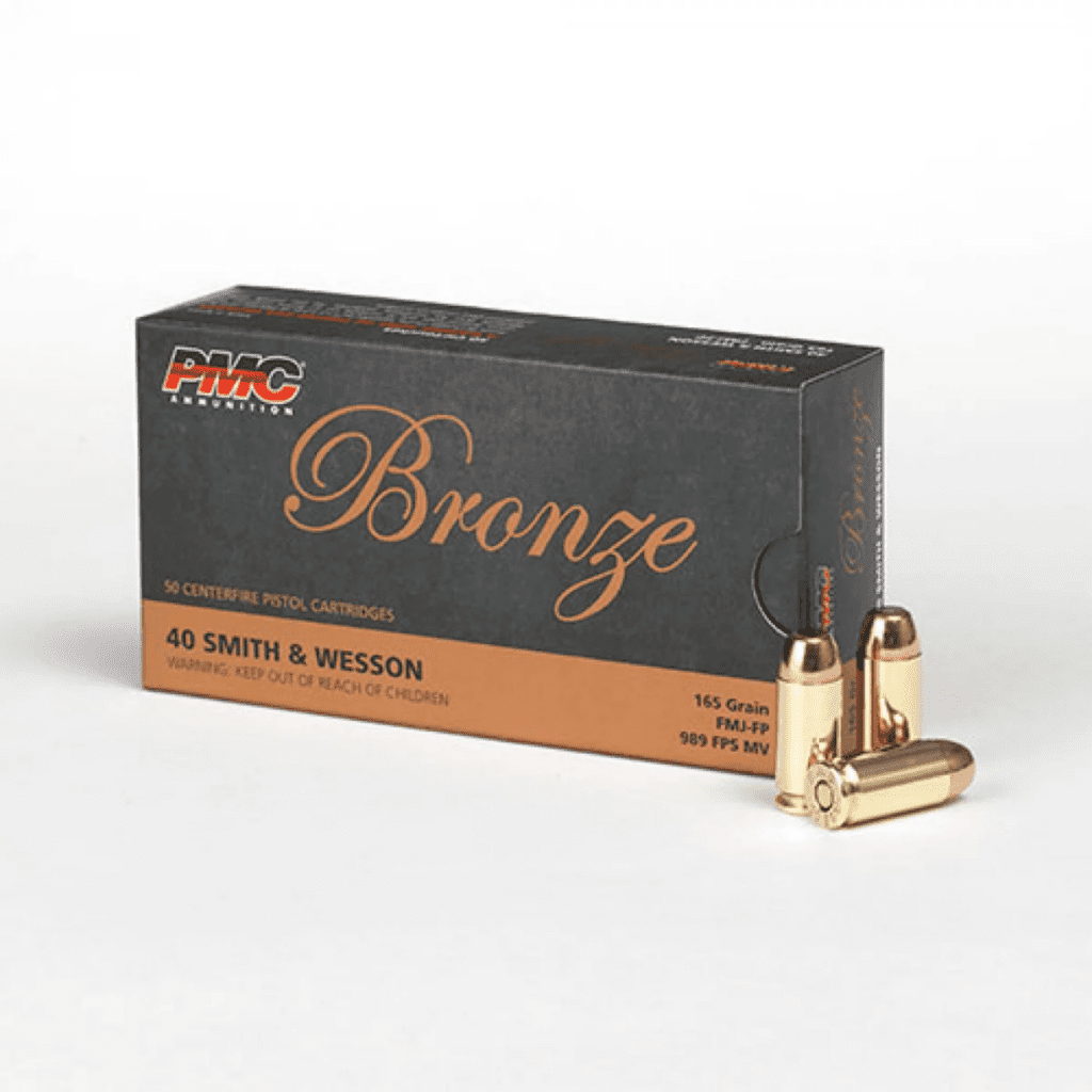 40s&w pmc 165gr fmj