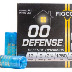 12ga Fiocchi Field Dynamics 12HV00BK 00 Buckshot 2.75 9 pellets