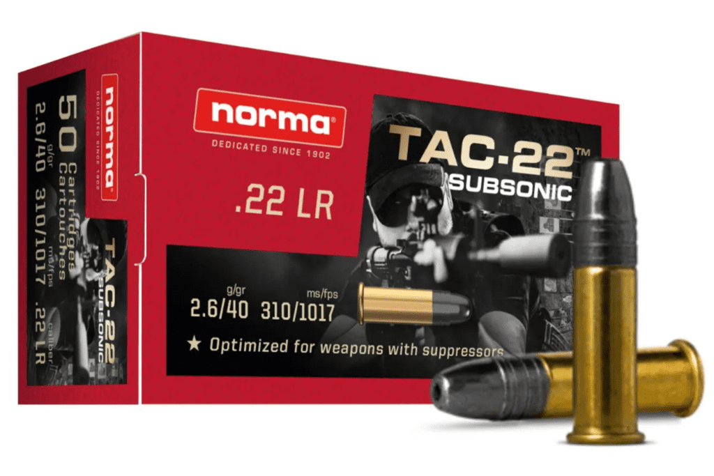 22LR Norma Tac-22 Subsonic