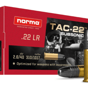 22LR Norma Tac-22 Subsonic