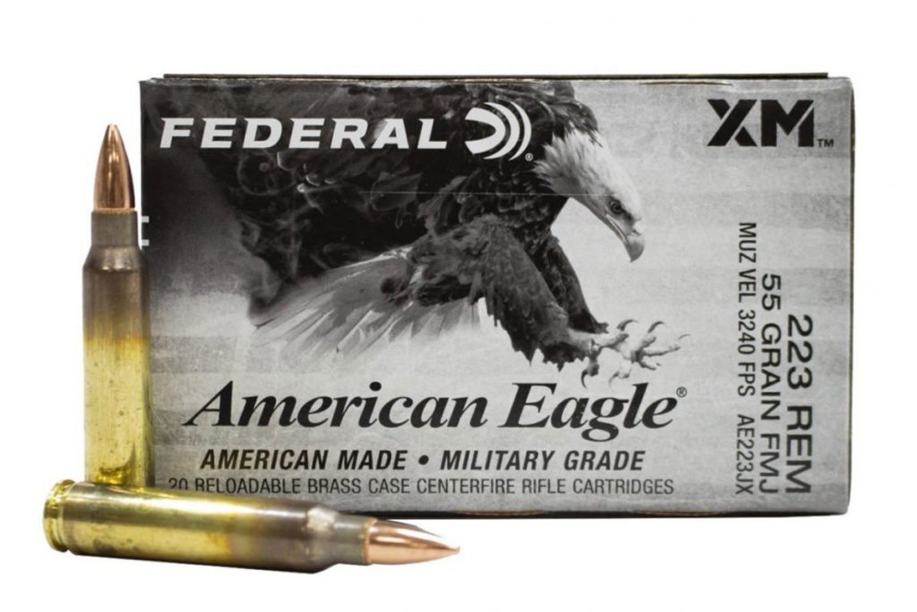 223 Federal American Eagle AE223JX 55gr FMJ
