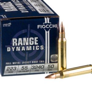 223 Fiocchi Range Dynamics 223A 55gr FMJ