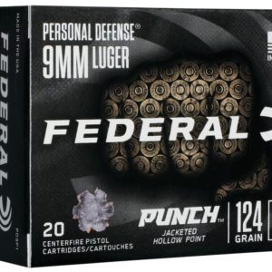 9MM Federal Punch PD9P1 124gr JHP