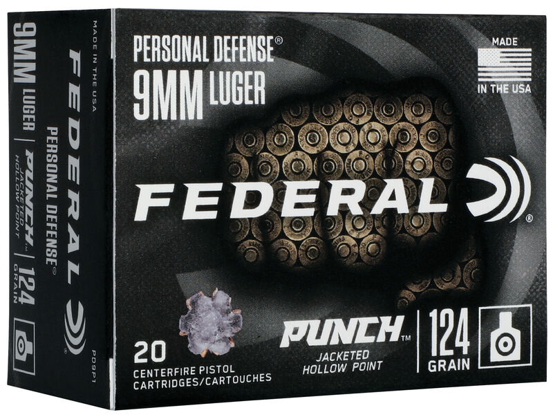 9MM Federal Punch PD9P1 124gr JHP