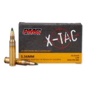 5.56 pmc x-tac 62gr Green Tip 20 rounds