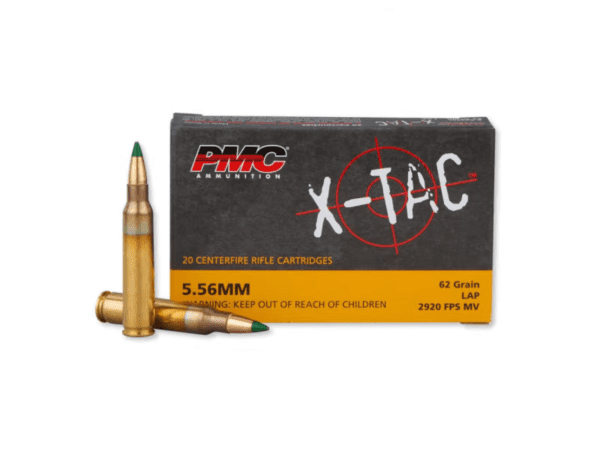 5.56 pmc x-tac 62gr Green Tip 20 rounds