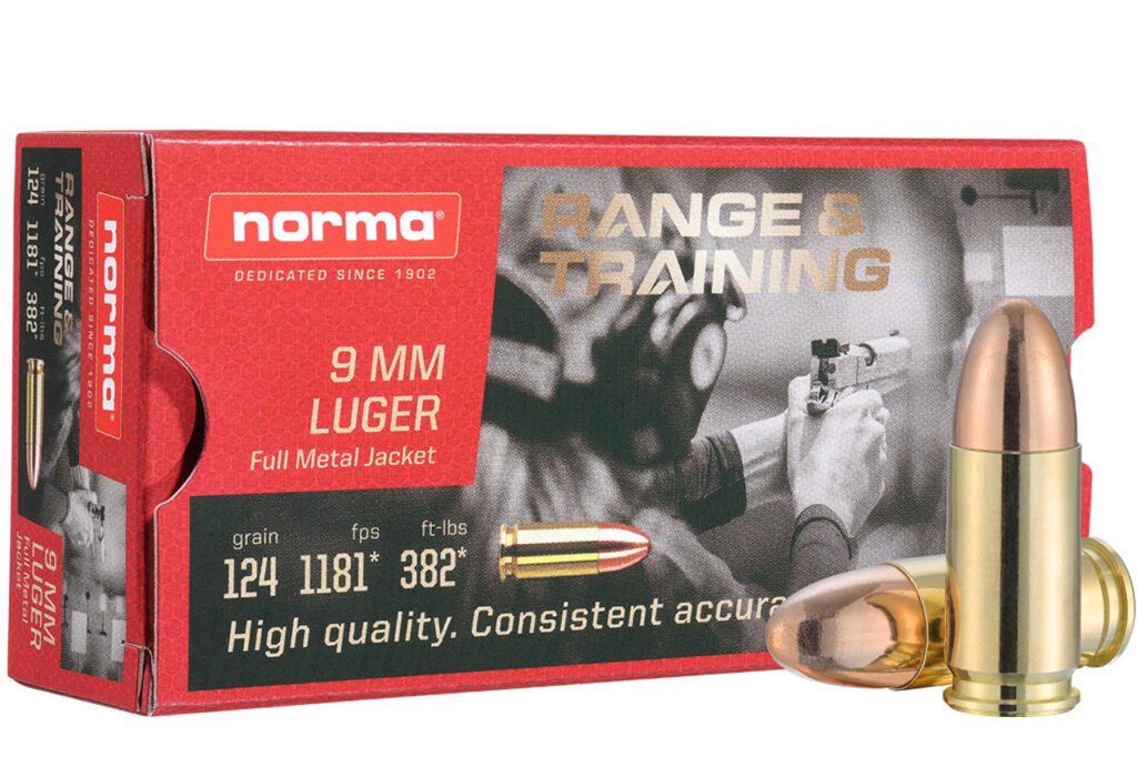 9MM Norma Range & Training 9mm 124 TMJ