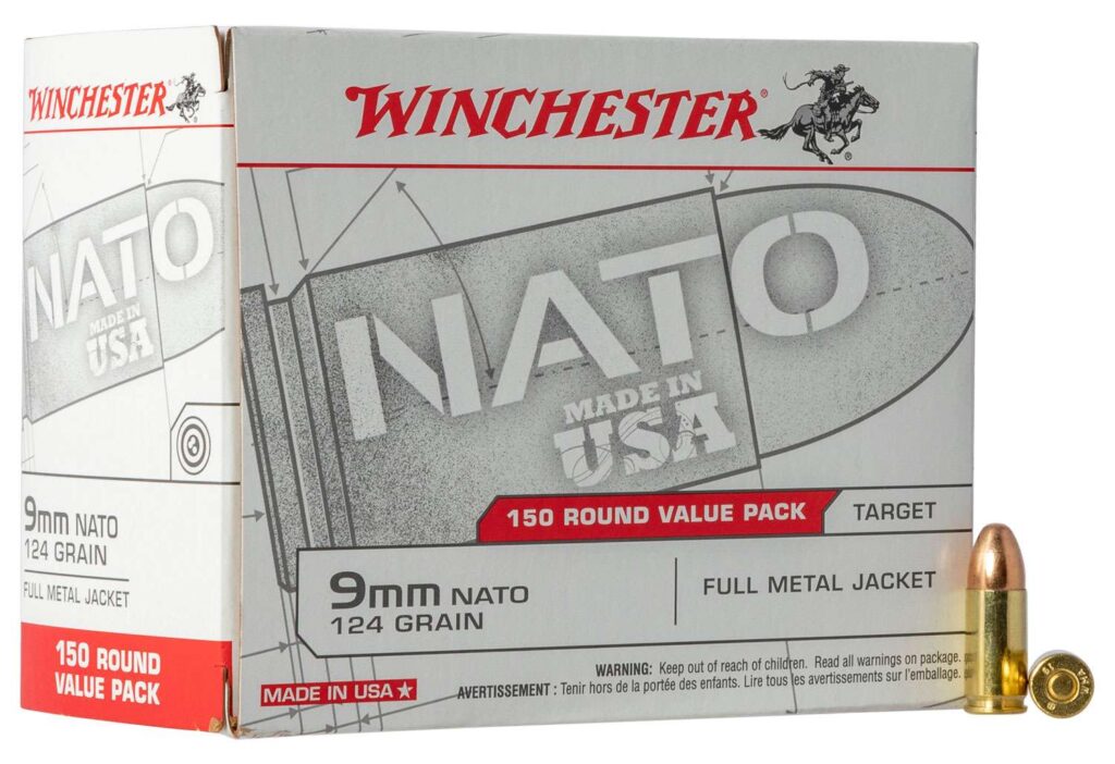 9MM Winchester NATO Handgun Ammo 020892221413