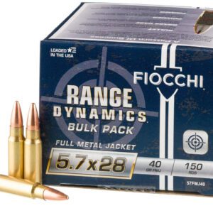 5.7 X 28 Fiocchi 40gr fmj 150 rounds