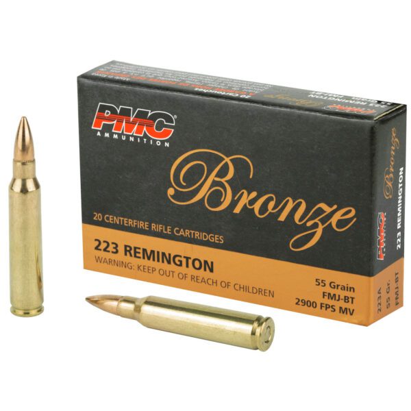 PMC Bronze 223 55gr FMJ 20 Rounds