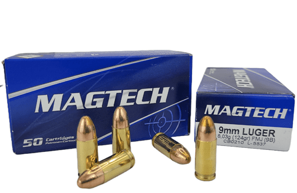 Magtech 9MM 124gr FMJ 50 rounds
