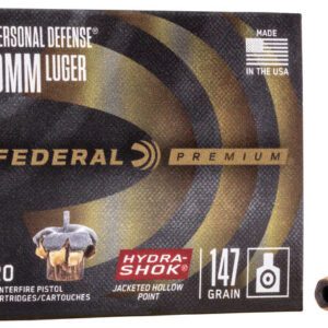 9MM Federal Hydra Shok 147gr