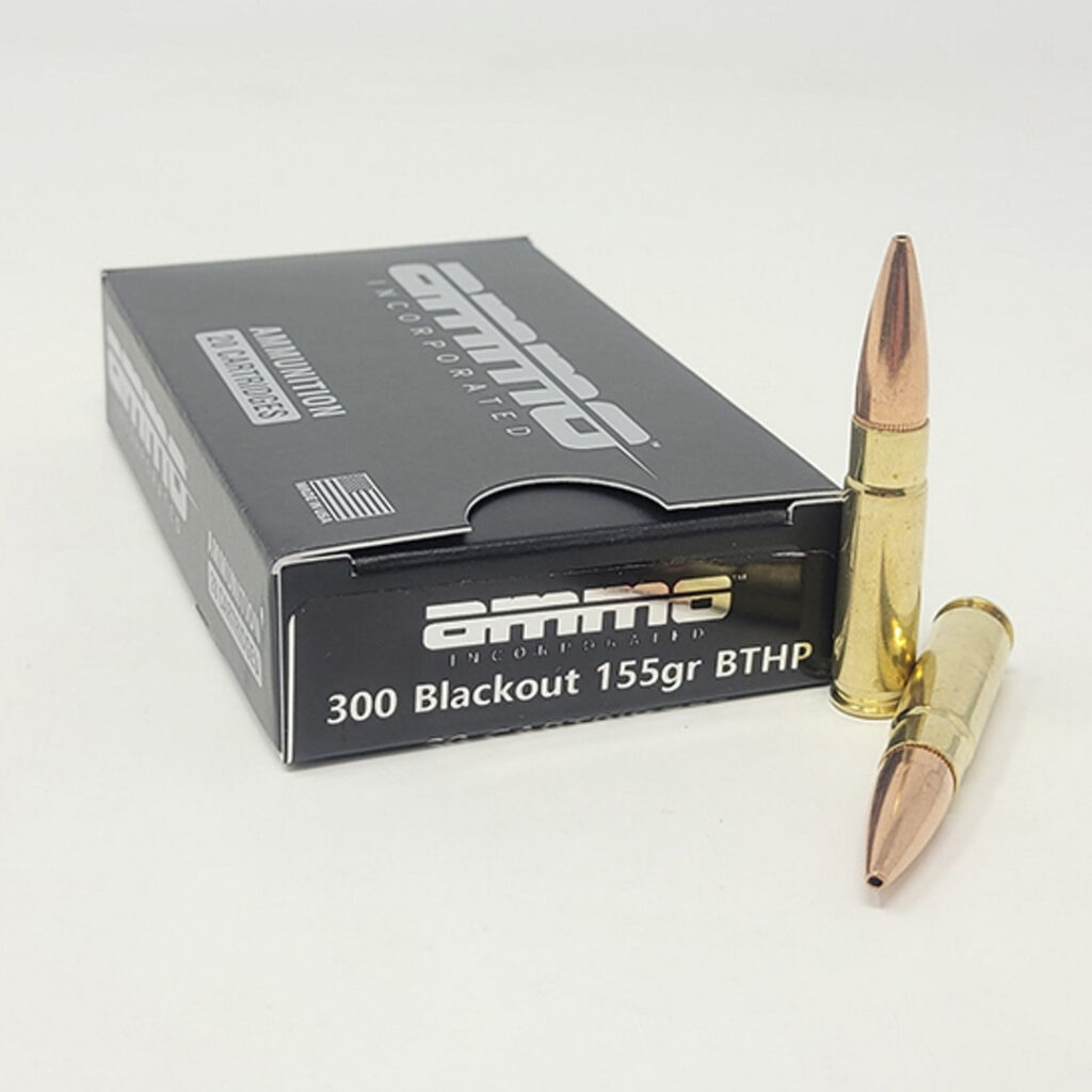 Ammo Inc 300 Blackout 155 grain BTHP 20 Rounds