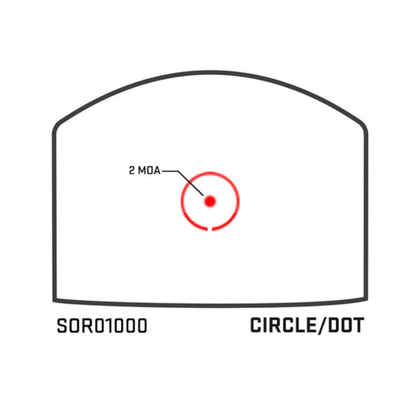 ROMEO Zero Elite 2 moa circle red dot sight