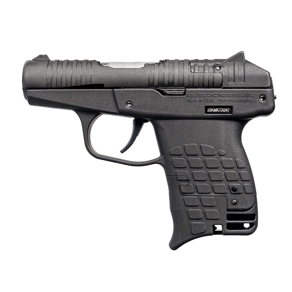 Photorealistic 8K lifestyle shot of a Kel-Tec P3AT .380 ACP handgun in black large grip being holstered in a pocket by a person in urban attire, showing scale and in-use concealment, natural lighting with focus on ergonomic grip and compact size